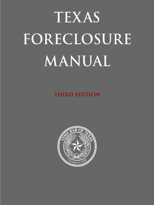 cover image of Texas Foreclosure Manual 2019